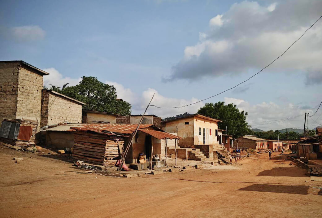 ベナンの街並み